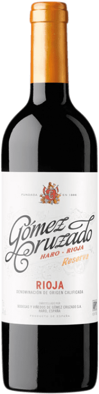 21,95 € Free Shipping | Red wine Gómez Cruzado Reserva D.O.Ca. Rioja The Rioja Spain Tempranillo Bottle 75 cl