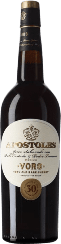 89,95 € | Vino Generoso Fortificado González Byass Apóstoles Palo Cortado VORS Very Old Rare Sherry — Muy Viejo y Exclusivo D.O. Jerez-Xérès-Sherry Andalucía España Palomino Fino, Pedro Ximénez 30 Años 75 cl