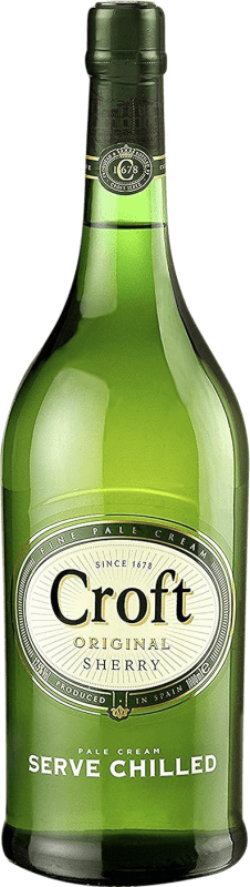 Envio grátis | Vinho Generoso Fortificado González Byass Croft Original D.O. Manzanilla-Sanlúcar de Barrameda Andaluzia Espanha Palomino Fino 1 L