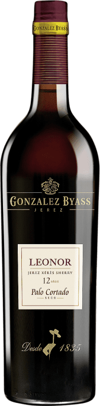 21,95 € | Fortified wine González Byass Leonor Palo Cortado D.O. Manzanilla-Sanlúcar de Barrameda Andalusia Spain Palomino Fino 75 cl