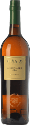 Free Shipping | Fortified wine González Byass Viña AB Amontillado Dry D.O. Manzanilla-Sanlúcar de Barrameda Andalusia Spain Palomino Fino 12 Years 75 cl