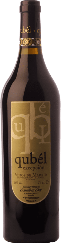 22,95 € | 红酒 Gosálbez-Orti Qubél Excepción 年轻的 D.O. Vinos de Madrid 马德里社区 西班牙 Grenache 75 cl