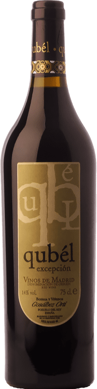 Kostenloser Versand | Rotwein Gosálbez-Orti Qubél Excepción Jung D.O. Vinos de Madrid Gemeinschaft von Madrid Spanien Garnacha — Grenache 75 cl