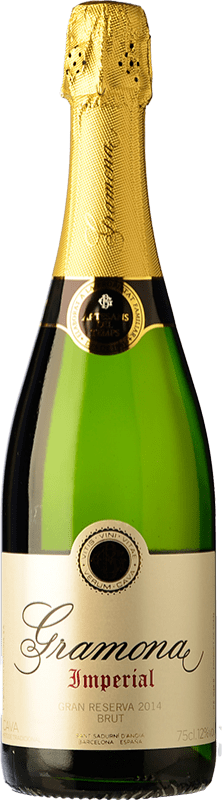 29,95 € | White sparkling Gramona Imperial Brut Gran Reserva D.O. Cava Catalonia Spain Macabeo, Xarel·lo, Chardonnay Bottle 75 cl