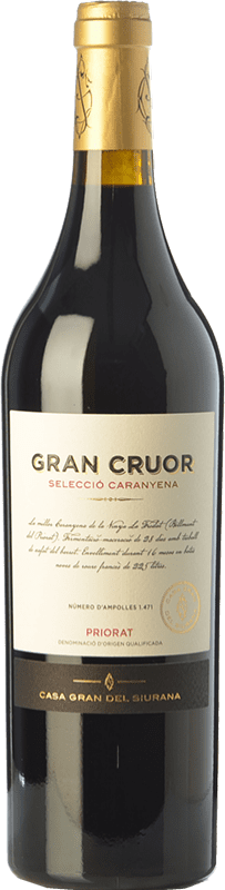 49,95 € | Red wine Gran del Siurana Gran Cruor Selecció Caranyena Aged D.O.Ca. Priorat Catalonia Spain Carignan Bottle 75 cl