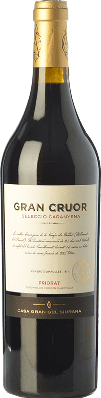 48,95 € Spedizione Gratuita | Vino rosso Gran del Siurana Gran Cruor Selecció Caranyena Crianza D.O.Ca. Priorat