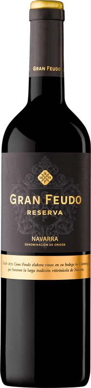 8,95 € | Красное вино Gran Feudo Резерв D.O. Navarra Наварра Испания Tempranillo, Merlot, Cabernet Sauvignon 75 cl