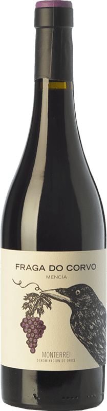 16,95 € Free Shipping | Red wine Pagos Gallegos Fraga Do Corvo Joven D.O. Monterrei Galicia Spain Mencía Bottle 75 cl