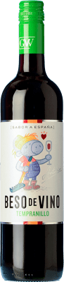 Grandes Vinos Beso de Vino Ecológico Tempranillo Cariñena Giovane 75 cl