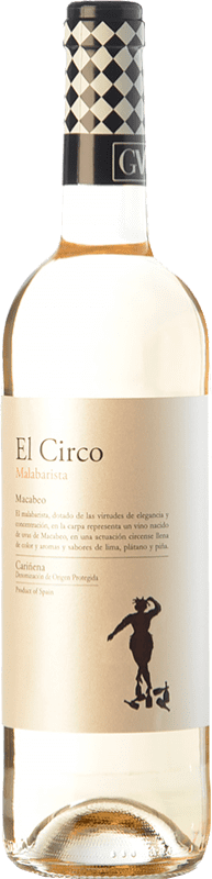 4,95 € | 白酒 Grandes Vinos El Circo Malabarista 年轻的 D.O. Cariñena 阿拉贡 西班牙 Macabeo 75 cl