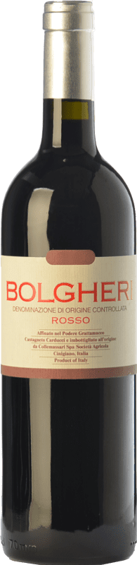29,95 € | Rotwein Grattamacco Rosso D.O.C. Bolgheri Toskana Italien Merlot, Cabernet Sauvignon, Sangiovese, Cabernet Franc Ökologisch 75 cl