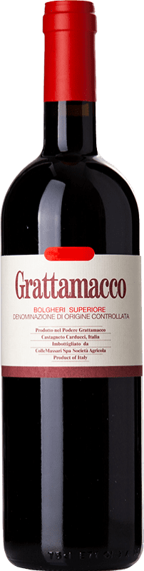 155,95 € | Rotwein Grattamacco Superiore D.O.C. Bolgheri Toskana Italien Merlot, Cabernet Sauvignon, Sangiovese Ökologisch 75 cl