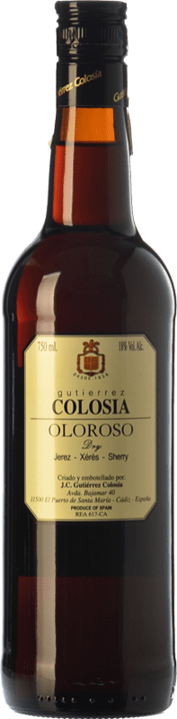 Envio grátis | Vinho fortificado Gutiérrez Colosía Oloroso D.O. Manzanilla-Sanlúcar de Barrameda Andaluzia Espanha Palomino Fino 75 cl