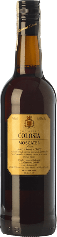 29,95 € | Sweet wine Gutiérrez Colosía Moscatel Soleado D.O. Manzanilla-Sanlúcar de Barrameda Andalusia Spain Muscat of Alexandria 75 cl