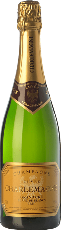 Free Shipping | White sparkling Guy Charlemagne Cuvée Grand Cru Grand Reserve A.O.C. Champagne Champagne France Chardonnay 75 cl