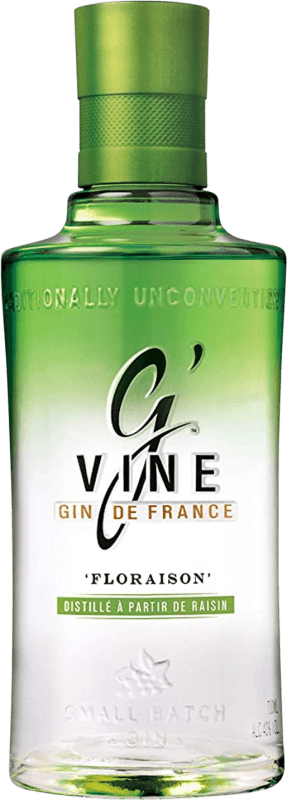 Бесплатная доставка | Джин G'Vine Gin Floraison Франция 1 L