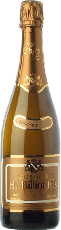 Envio grátis | Espumante Branco Henri Billiot Brut — Bruto Grand Cru, Millésimé Grande Reserva A.O.C. Champagne Champagne França Pinot Noir, Chardonnay 75 cl