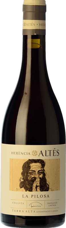 Free Shipping | Red wine Herència Altés La Pilosa Aged D.O. Terra Alta Catalonia Spain Grenache Hairy 75 cl