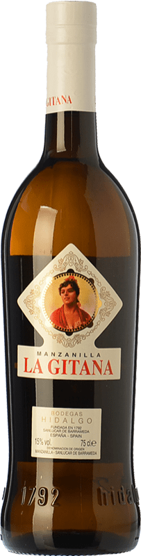 6,95 € | Fortified wine La Gitana La Gitana D.O. Manzanilla-Sanlúcar de Barrameda Andalusia Spain Palomino Fino Bottle 75 cl