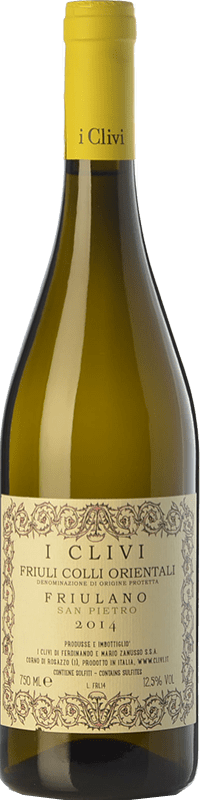 Free Shipping | White wine I Clivi San Pietro D.O.C. Colli Orientali del Friuli Friuli-Venezia Giulia Italy Friulano Organic 75 cl