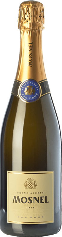 Free Shipping | White sparkling Il Mosnel Pas Dosé D.O.C.G. Franciacorta Lombardia Italy Pinot Black, Chardonnay, Pinot White Organic Magnum Bottle 1,5 L