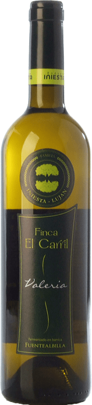 10,95 € | White wine Iniesta Finca El Carril Valeria Crianza D.O. Manchuela Castilla la Mancha Spain Macabeo, Chardonnay Bottle 75 cl