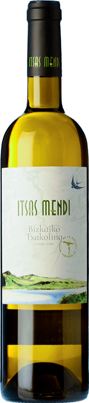 Free Shipping | White wine Itsasmendi D.O. Bizkaiko Txakolina Basque Country Spain Hondarribi Zuri 75 cl