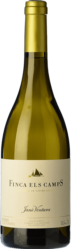 16,95 € Бесплатная доставка | Белое вино Jané Ventura Finca Els Camps Macabeu Crianza — Крианса D.O. Penedès