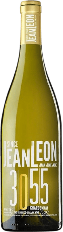 Envoi gratuit | Vin blanc Jean Leon 3055 Crianza D.O. Penedès Catalogne Espagne Chardonnay 75 cl