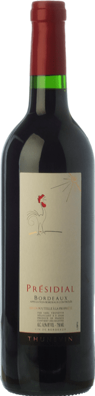 6,95 € 免费送货 | 红酒 Jean-Luc Thunevin Presidial Le Coq Rouge 年轻的 A.O.C. Bordeaux