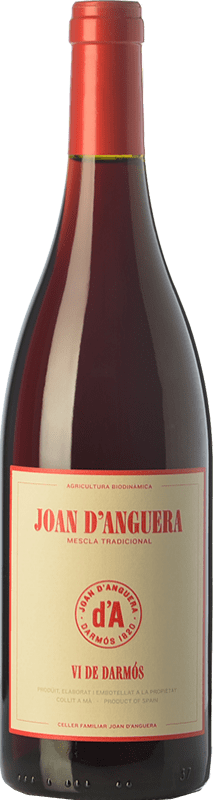 8,95 € Free Shipping | Red wine Joan d'Anguera Vi de Darmós Joven D.O. Montsant Catalonia Spain Syrah, Grenache, Cabernet Sauvignon Bottle 75 cl