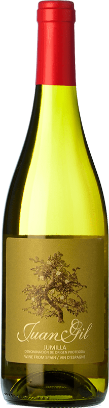 6,95 € Free Shipping | White wine Juan Gil Moscatel Seco D.O. Jumilla Castilla la Mancha Spain Muscat of Alexandria Bottle 75 cl