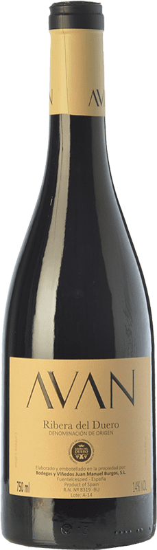 10,95 € | Красное вино Juan Manuel Burgos Avan старения D.O. Ribera del Duero Кастилия-Леон Испания Tempranillo 75 cl