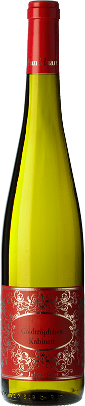 23,95 € | White wine Julian Haart Piesporter Goldtröpfchen Kabinett Crianza Q.b.A. Mosel Rheinland-Pfälz Germany Riesling Bottle 75 cl
