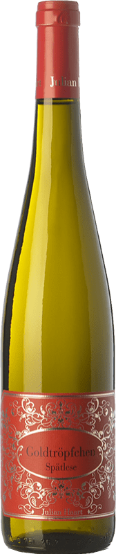 23,95 € | White wine Julian Haart Piesporter Goldtröpfchen Spätlese Crianza Q.b.A. Mosel Rheinland-Pfälz Germany Riesling Bottle 75 cl