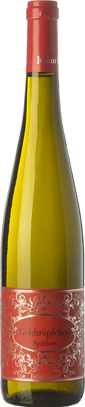 25,95 € | White Wine Julian Haart Piesporter Goldtröpfchen Spätlese Late Harvest Aged Q.b.A. Mosel Rheinland-Pfälz Germany Riesling 75 cl