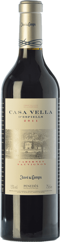 14,95 € | Red wine Juvé y Camps Casa Vella d'Espiells Crianza D.O. Penedès Catalonia Spain Cabernet Sauvignon Magnum Bottle 1,5 L