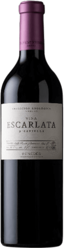 Spedizione Gratuita | Vino Rosso Juvé y Camps Viña Escarlata Riserva D.O. Penedès Catalogna Spagna Merlot 75 cl