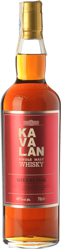 Kostenloser Versand | Whiskey Single Malt Kavalan Sherry Cask Finish Taiwan 70 cl