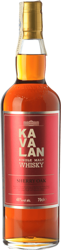 129,95 € Envío gratis | Whisky Single Malt Kavalan Sherry Cask Finish — Acabado en Barrica