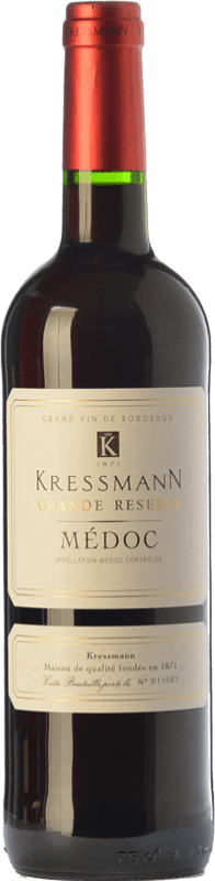 免费送货 | 红酒 Kressmann 大储备 A.O.C. Médoc 波尔多 法国 Merlot, Cabernet Sauvignon 75 cl