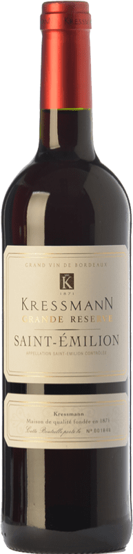 21,95 € Free Shipping | Red Wine Kressmann Grand Reserve — Long Barrel-Aged A.O.C. Saint-Émilion