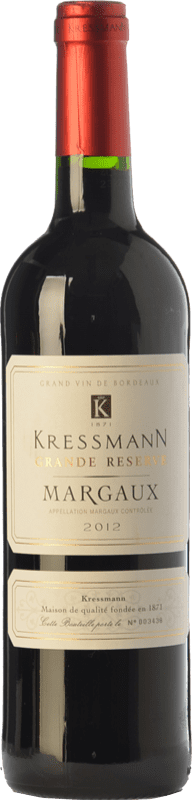 22,95 € | 红酒 Kressmann 大储备 A.O.C. Margaux 波尔多 法国 Merlot, Cabernet Sauvignon, Petit Verdot 75 cl