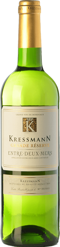 5,95 € | White wine Kressmann Grande Réserve A.O.C. Entre-deux-Mers Bordeaux France Sauvignon White, Sémillon, Muscadelle 75 cl