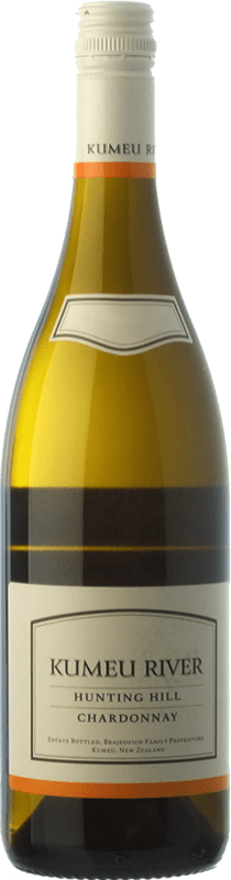 46,95 € | White wine Kumeu River Hunting Hill Crianza I.G. Auckland Auckland New Zealand Chardonnay Bottle 75 cl