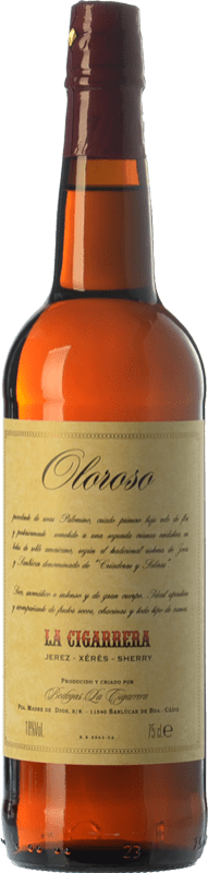 Kostenloser Versand | Verstärkter Wein La Cigarrera Oloroso D.O. Jerez-Xérès-Sherry Andalusien Spanien Palomino Fino 75 cl