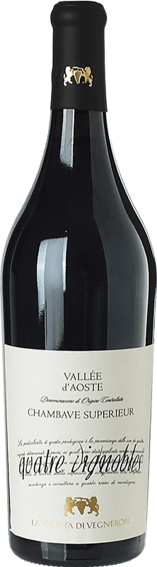 15,95 € | Red wine La Crotta di Vegneron Quatre Vignobles D.O.C. Valle d'Aosta Valle d'Aosta Italy Pinot Black, Gamay, Fumin, Petit Rouge Bottle 75 cl
