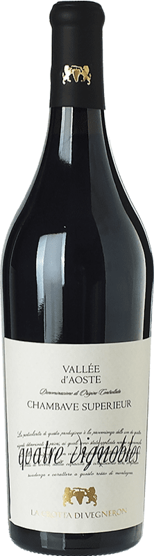 16,95 € Free Shipping | Red Wine La Crotta di Vegneron Quatre Vignobles D.O.C. Valle d'Aosta