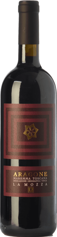 24,95 € | Red wine La Mozza Aragone D.O.C. Maremma Toscana Tuscany Italy Syrah, Grenache, Carignan, Sangiovese Bottle 75 cl