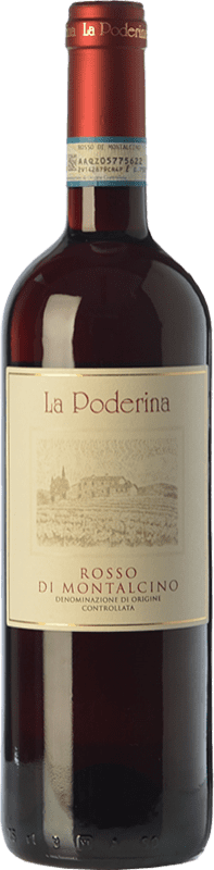16,95 € | Red wine La Poderina D.O.C. Rosso di Montalcino Tuscany Italy Sangiovese 75 cl